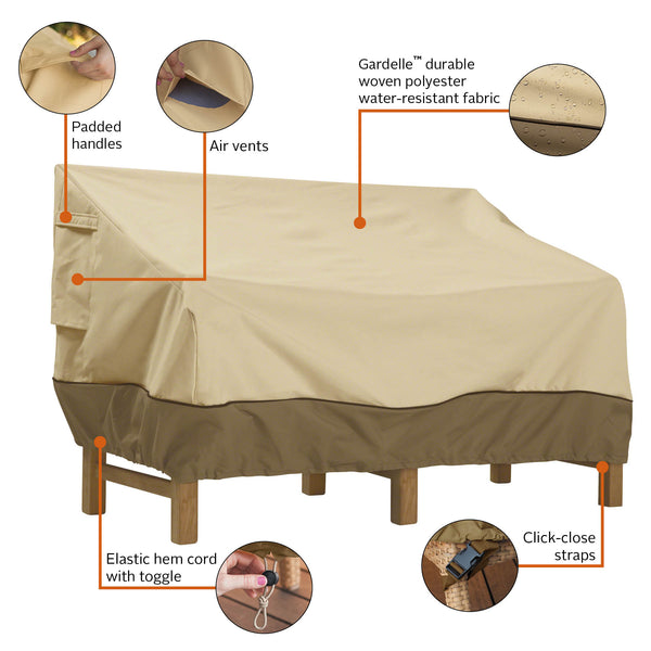 Veranda Water-Resistant 104 Inch Patio Sofa/Loveseat Cover