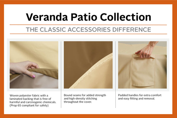 Veranda Water-Resistant 104 Inch Patio Sofa/Loveseat Cover
