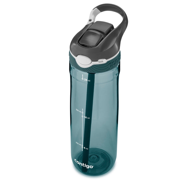 Ashland Autospout Straw Leak-proof Water Bottle 24 Oz, Chard