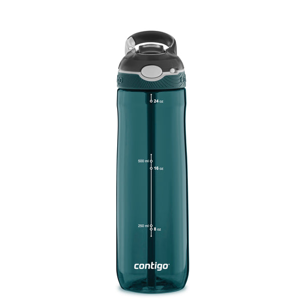 Ashland Autospout Straw Leak-proof Water Bottle 24 Oz, Chard
