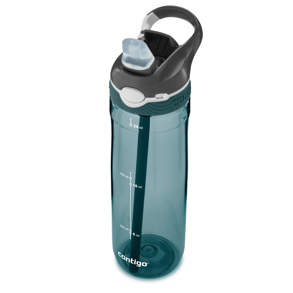 Ashland Autospout Straw Leak-proof Water Bottle 24 Oz, Chard